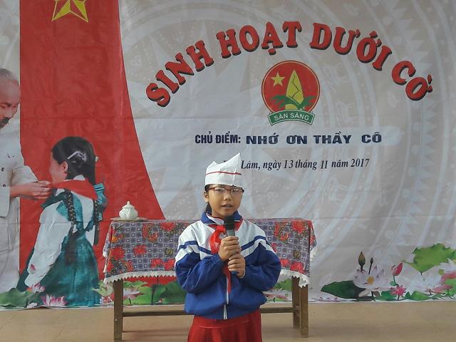 Trường Tiểu học Đức Lâm sôi nổi các hoạt động chào mừng Ngày Nhà giáo Việt Nam